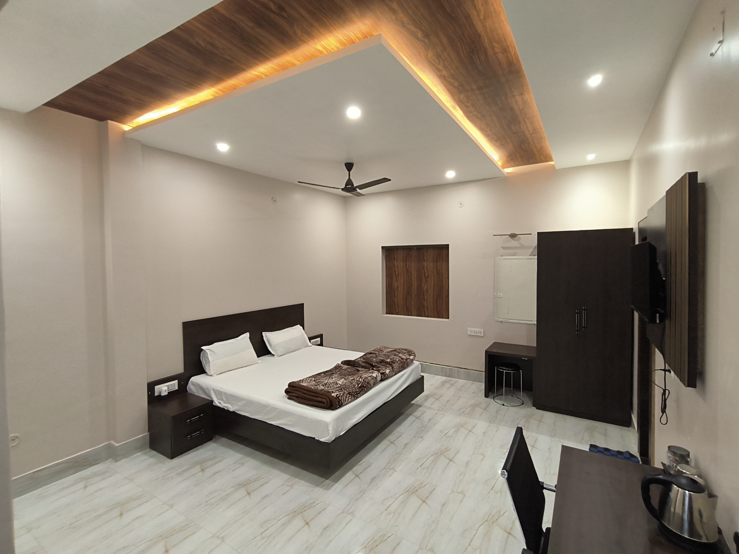 Exclusive room with attached washroom