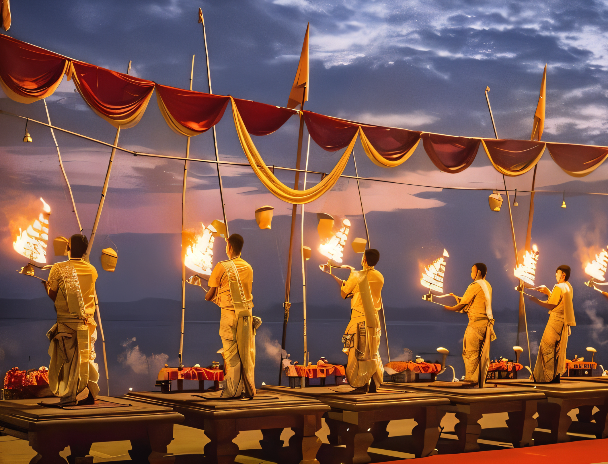 Ganga Aarti at Dashashwamedh Ghat